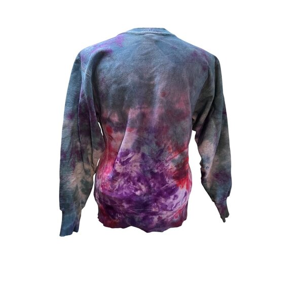 Vintage Texas A&M Tie-Dye Sweatshirt Large Champion Reverse Weave Distressed - Picture 2 of 4